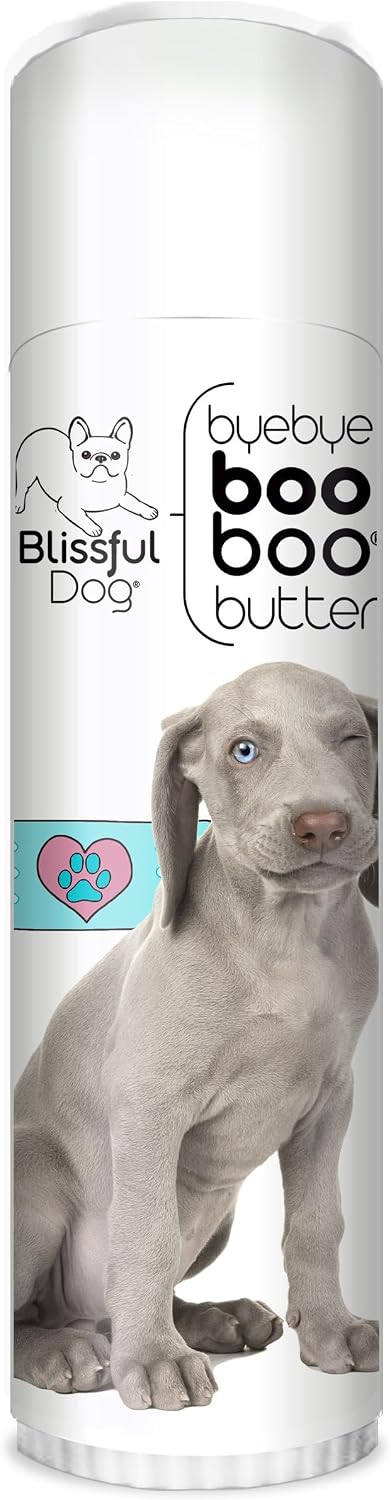 The Blissful Dog .50 oz Tube Weimaraner – Manteca de karité: conocida por sus propiedades emolientes y nutritivas, – Image 1
