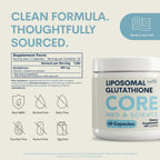 Core Med Science Liposomal Glutathione Setria 500mg Cápsulas