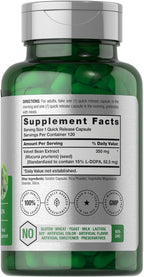 Horbäach Dopa Mucuna - 120 Cápsulas - Extracto Estandarizado 15% L-Dopa