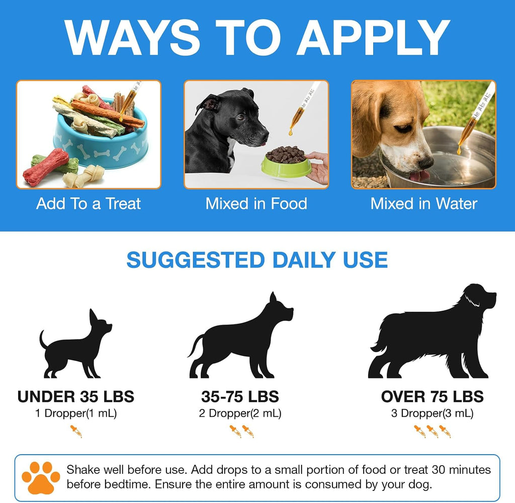 Xsvseie Gotas para la Tos de las Perreras - Suplemento Herbal Natural para Perros