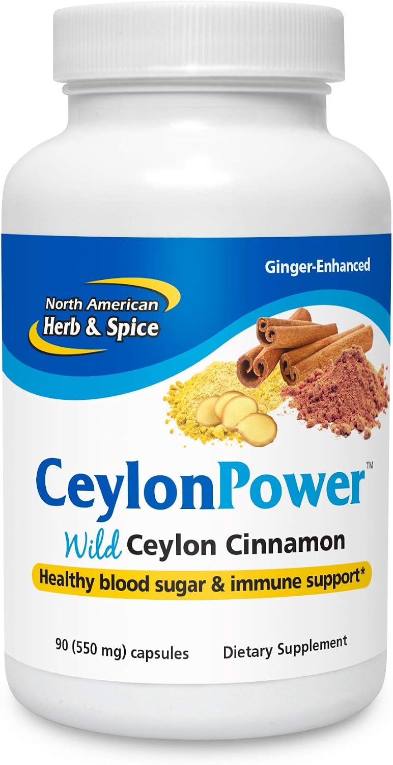 North American Herb & Spice CeylonPower 90 Cápsulas