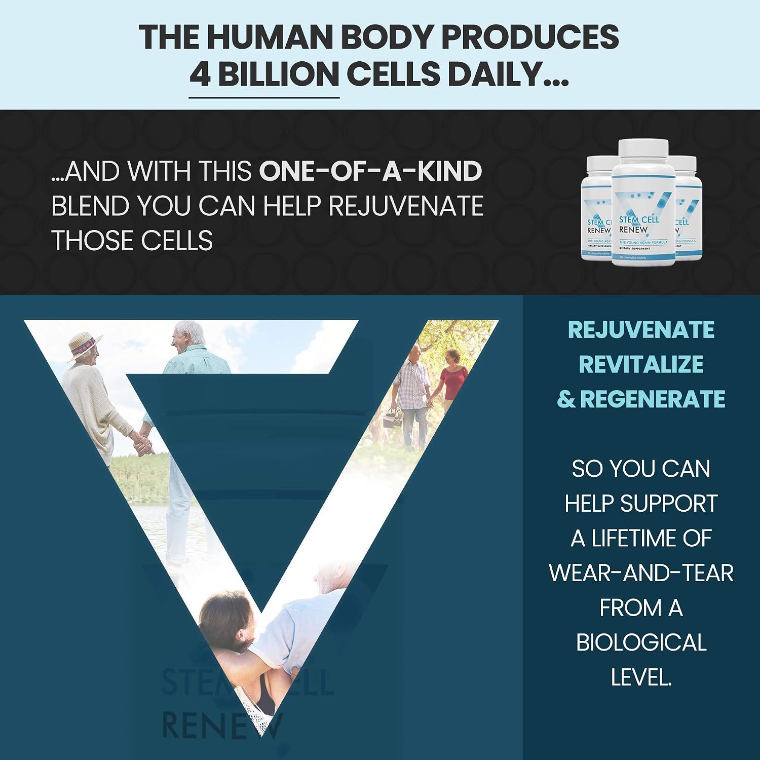 Stem Cell Renew - Complemento para el Apoyo de Células Madre (60 cápsulas)