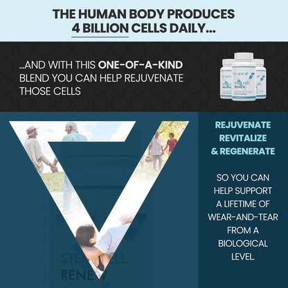 Stem Cell Renew - Complemento para el Apoyo – Claridad mental y agudeza: Al rejuvenecer las células cerebrales, – Image 5