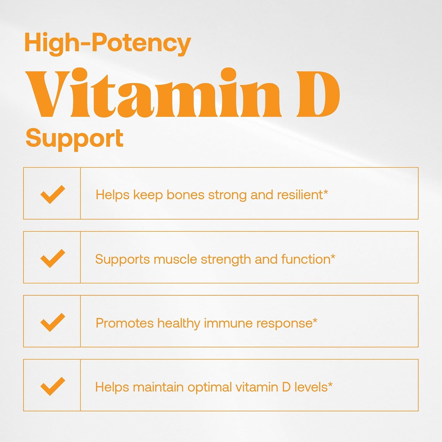Omax3 Vitamina D3 de Alta Potencia 5,000 IU (125 mcg) - Huesos Fuertes, Músculos y Articulaciones, Salud del Corazón, Inmunidad - 30 Cápsulas Blandas