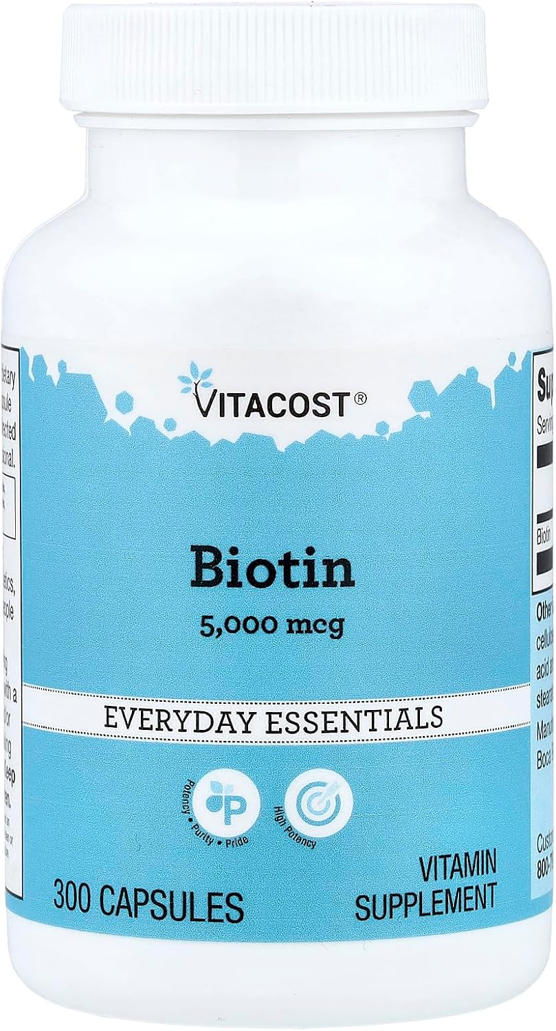 Vitacost Biotina 5000 mcg - 300 Cápsulas
