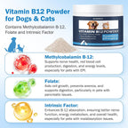 Methylcobalamin B12 en Polvo para Gatos y Perros con Folato y Factor Intrínseco