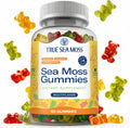 TrueSeaMoss Irish Sea Moss Gummies con Bardana y Fucus – Fórmula para Adultos y Niños – 60 Gominolas