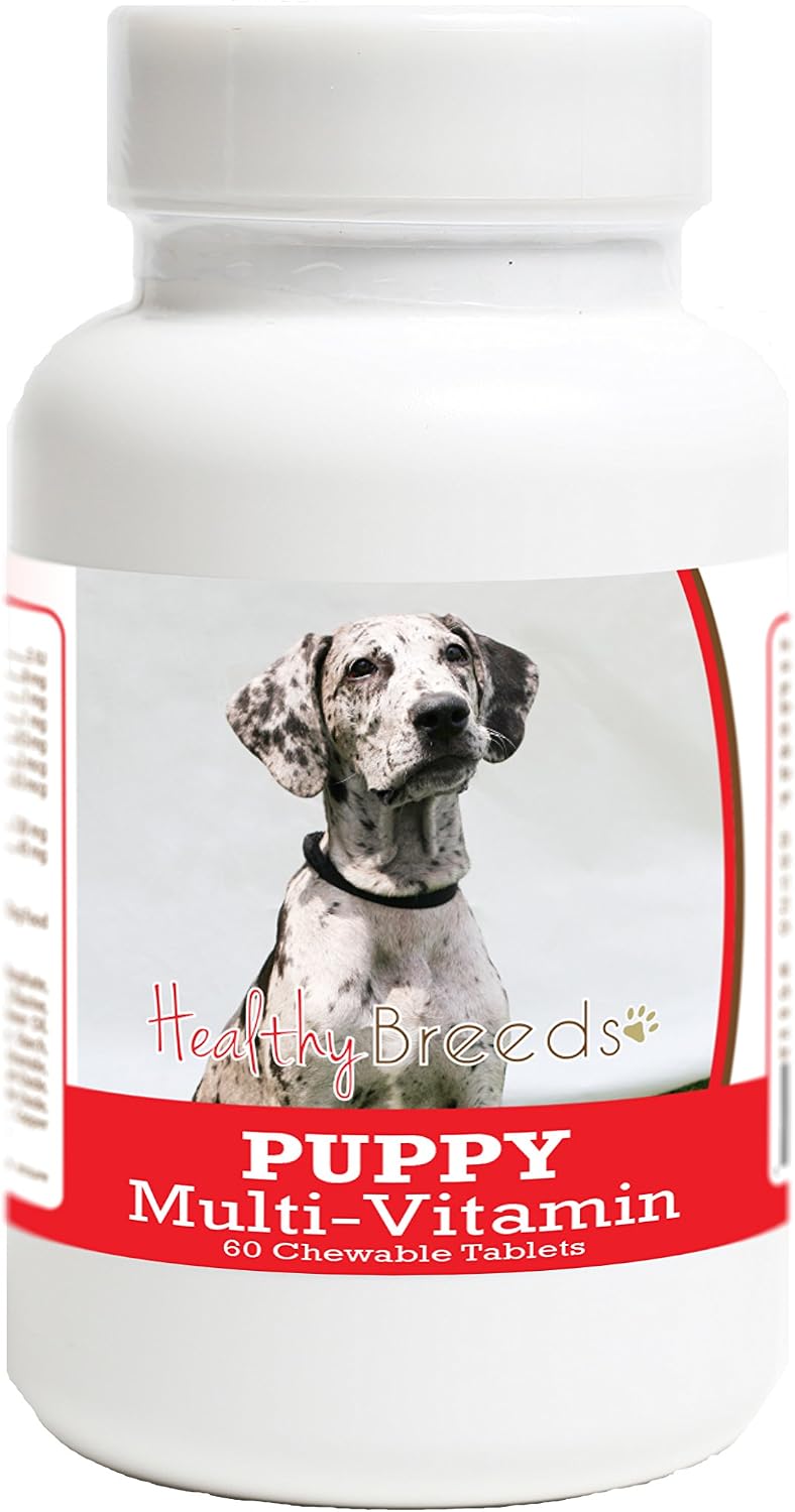Healthy Breeds Great Dane Puppy Dog Multivitamin Tablet 60 Count – Image 1