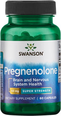 Swanson Super-Strength Pregnenolona 50 mg, 60 Cápsulas