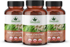 Natural Vida - Extracto de Castaño de Indias con Aescina 20% - 1000 mg - 120 Cápsulas Veganas