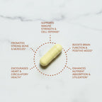 Purity Products Advanced D - Vitamina D3, K2, Zinc, Magnesio, Boro y Taurina - 60 Cápsulas Vegetarianas