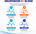 Neurobion Plus B Complex Liquid - Food Supplement with Vitamins B1, B6 and B12 - Oral Vials for Energy and Nervous System Support - 10 Vials