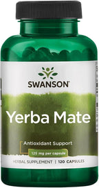 Swanson Yerba Mate (4:1) Extracto Concentrado - 125 mg, 120 Cápsulas