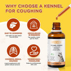 Kennel Cough Treatment - Gotas para la tos de las perreras para perros, suplemento natural UKNM