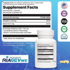 NAD+ 750mg con Nicotinamida Ribósido - Suplemento Antienvejecimiento y Energía Celular | REVITALIZE