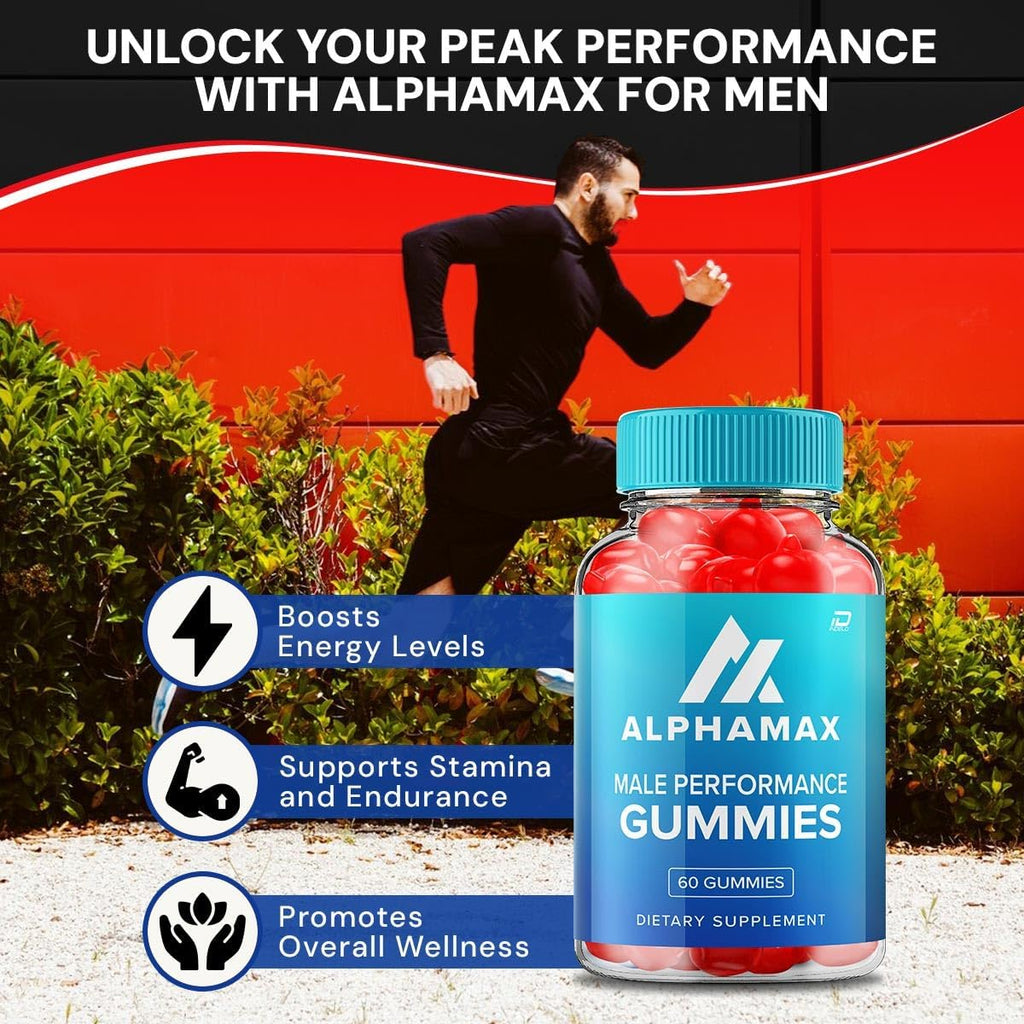 Alpha Max Gomitas para Hombre – Vinagre de Manzana 1000 mg con Vitamina B12 (60 Gomitas)