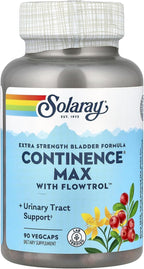 SOLARAY Continence Max con Flowtrol, 90 Cápsulas Vegetales