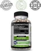 Kaya Naturals Extracto de Hoja de Moringa - Superalimento Verde - 60 Cápsulas Vegetales