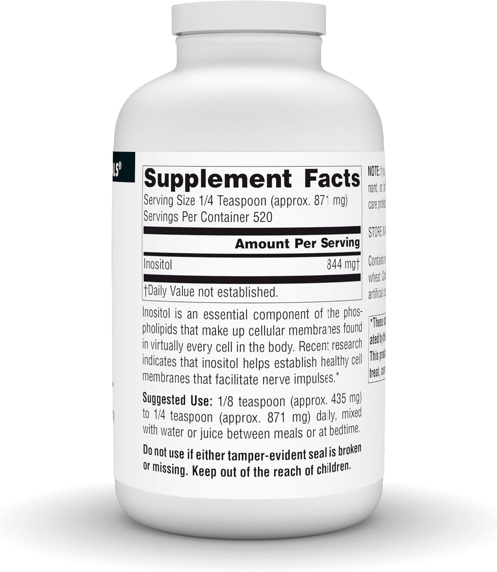 Source Naturals Inositol Puro - 454 g (16 oz) en Polvo