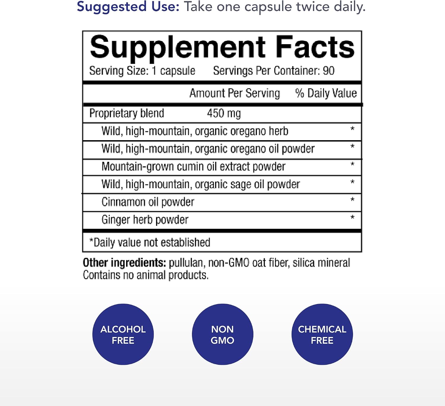 Physician's Strength Oregacillin - 90 Capsules - Multi-Spice Extract