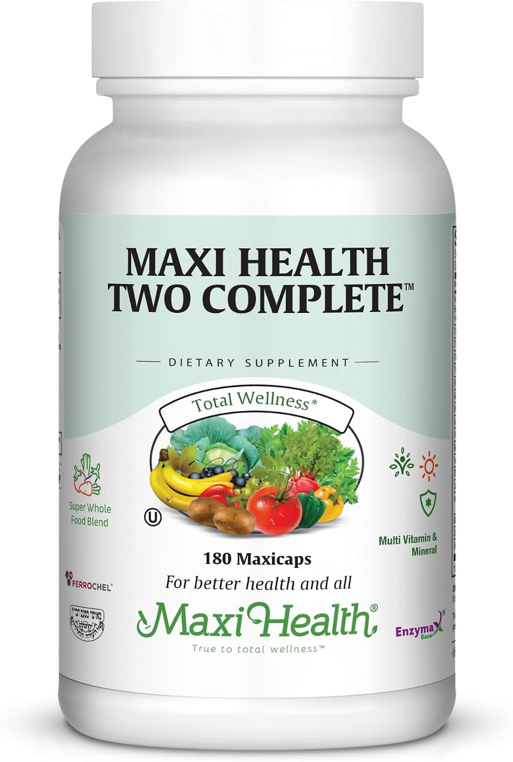 Maxi Health Multivitamínico Completo – 120 Cápsulas