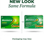 Berocca Energy Vitaminas B y C Sabor Naranja Tabletas Efervescentes 60 unidades