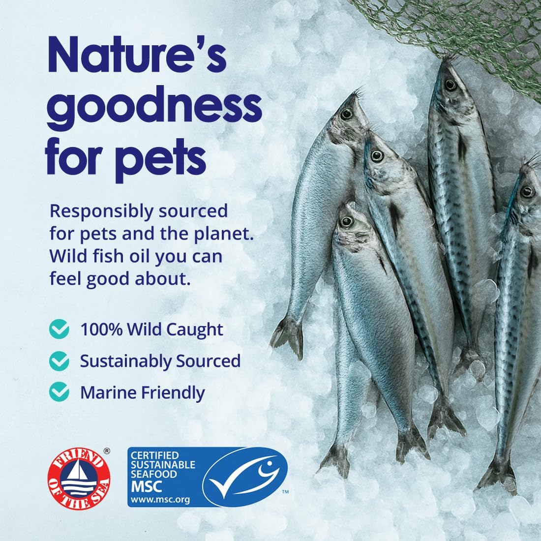 Aceite de Pescado Líquido para Perros con Omega 3, 6 y 9 - 946 ml