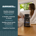 Ancient Nutrition Multivitamínico con 21 Vitaminas y Minerales, Apoyo Inmunitario, 90 Cápsulas