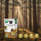 INCAS Polen de Pino Orgánico 100% USDA - 170g (6oz)