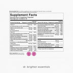 Dr. Brighten Prenatal Plus – Vitaminas Prenatales con Vitaminas B Activas, Minerales y Antioxidantes para Embarazo y Lactancia – 180 Cápsulas