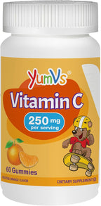 Yum-V's Gomitas de Vitamina C para Niños, 250 mg, Sabor Naranja, 60 uds.