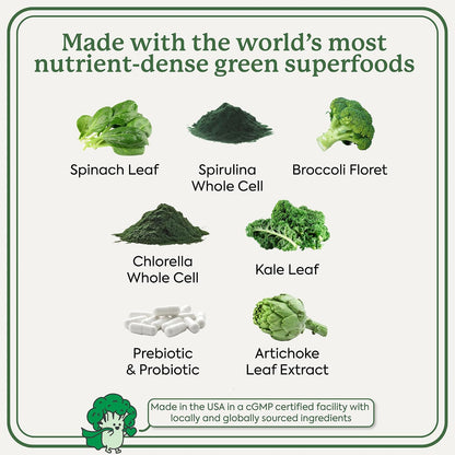 WonderGreens Kids Super Veggie Gummies - Gomitas de verduras sin azúcar para niños con probióticos - Sabor a manzana verde – Image 4