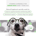 BIOSENIOR de Natural Pet by FNL: Suplemento Completo con Vitaminas y Minerales Esenciales para Perros Mayores de 7 Años