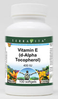 Terravita Vitamina E (d-Alfa Tocoferol) - 400 UI (100 Cápsulas Blandas)