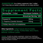 Smarter L-Teanina 250mg - 150 Cápsulas Blandas (3 Envases)