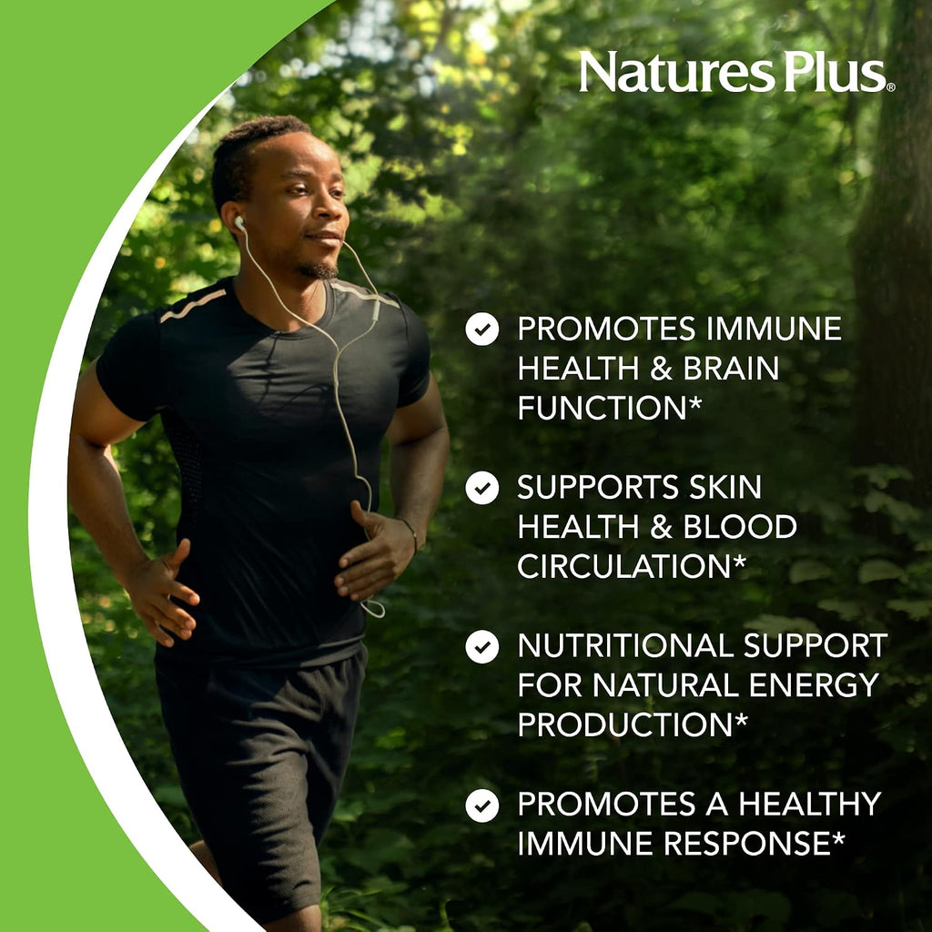 NaturesPlus Niacinamida 500 mg, 90 Comprimidos - Vitamina B3 de Alta Potencia - Sin Enrojecimiento, Vegetariano, Sin Gluten