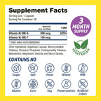 Vitamina K2 MK4 y MK7 | 600 mcg - Dr's Hope