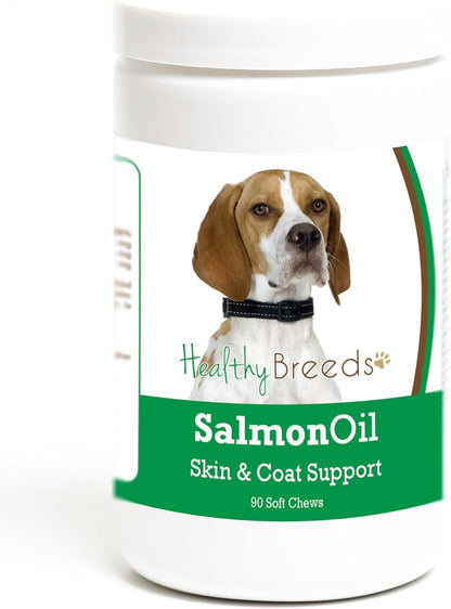 Healthy Breeds English Pointer Salmon Oil Soft Chews 90 Count – Image 1