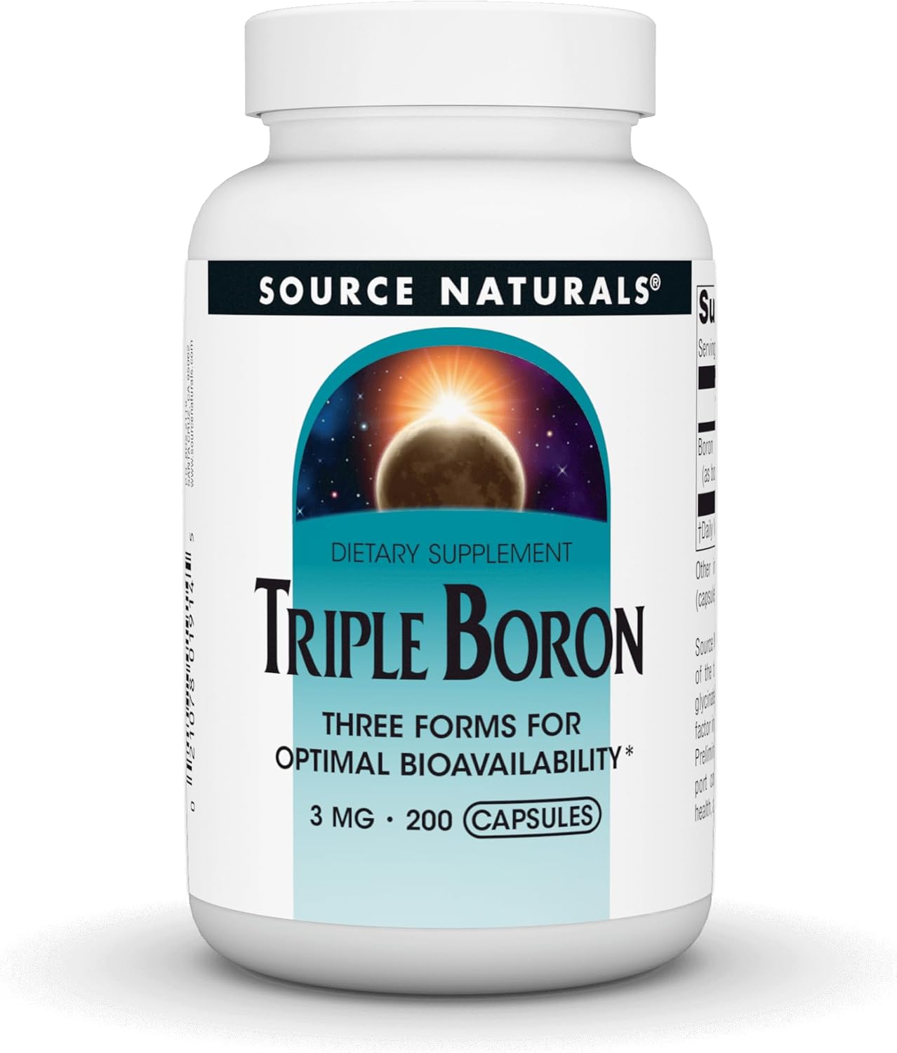 Source Naturals Triple Boro - 3 mg, 100 Cápsulas