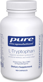 Pure Encapsulations L-Tryptophan | Aminoácido para la Relajación y el Sueño | 180 Cápsulas