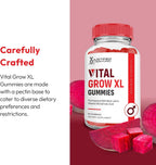 Justified Laboratories Vital Grow XL Gominolas de Vinagre de Manzana con Vitamina B12 - 1000 mg - Pack de 5 (150 porciones)