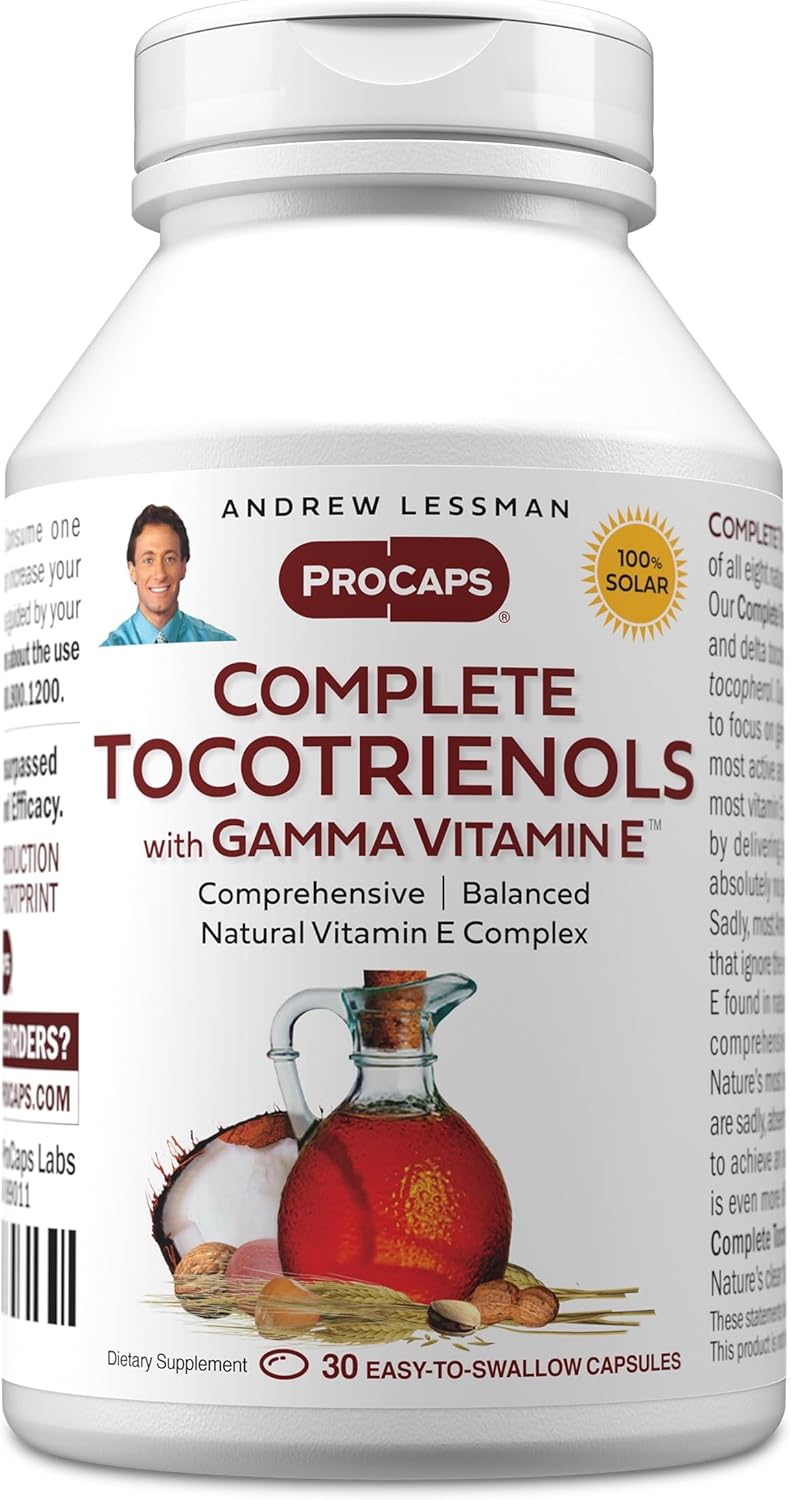 ANDREW LESSMAN Complete Vitamin E: Tocopherols and Tocotrienols, 30 Capsules
