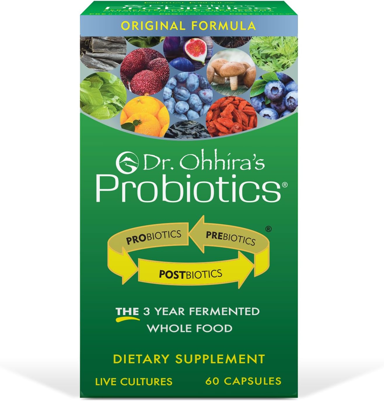 Dr. Ohhira's Probiotics Original Formula, 60 Cápsulas (3 Pack)