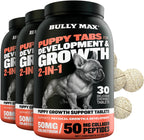 Bully Max 2 en 1 Vitaminas para Cachorros - 30 Comprimidos Masticables
