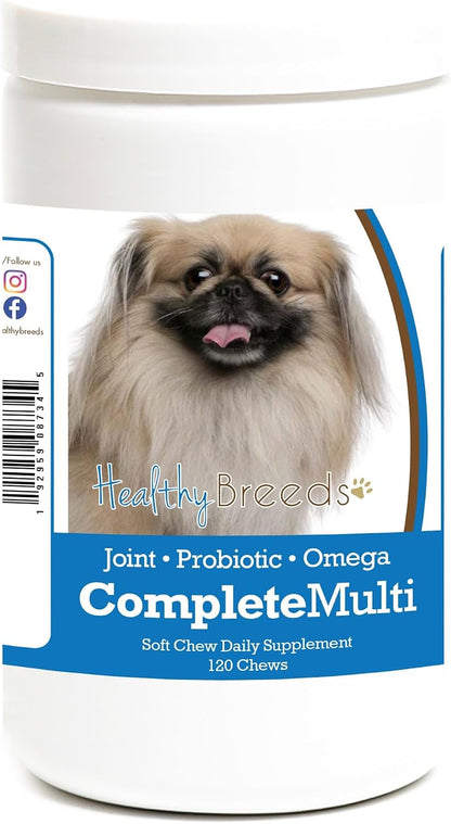Healthy Breeds Afghan Hound Multivitamínico Todo en Uno 120 comprimidos masticables – Image 9