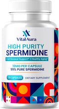 Vital Aura Espermidina 10mg - 120 Cápsulas (4 Meses)