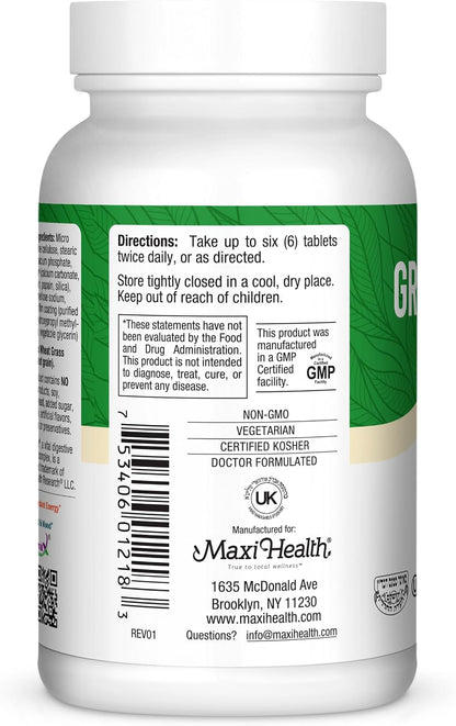 Maxi Health Super Greens Cápsulas – 180 – Bienestar digestivo: el contenido en fibra y clorofila de estos – Image 3