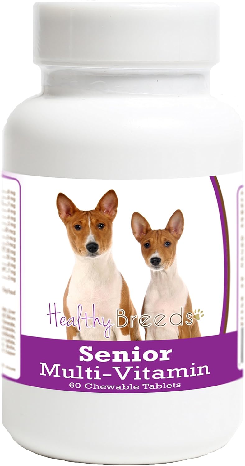 Healthy Breeds Basenji Senior Dog Multivitamin Tablets 60 Count