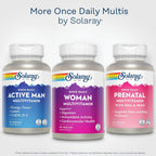 Solaray Once Daily Women's Multivitamin with Iron, 90 Capsules