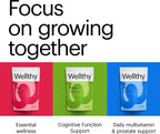 Wellthy Focus - Complemento cognitivo para concentración y memoria (30 días)